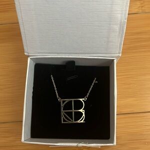 Mint and Lily Gold S925 sterling silver initial necklace